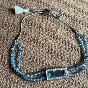 Lonna and Lilly bracelet with blue crystal beads